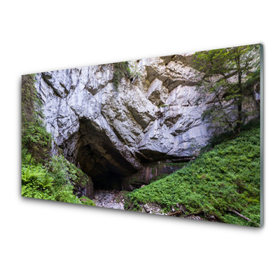 Obraz na akrylátovom skle Hora jaskyňa príroda