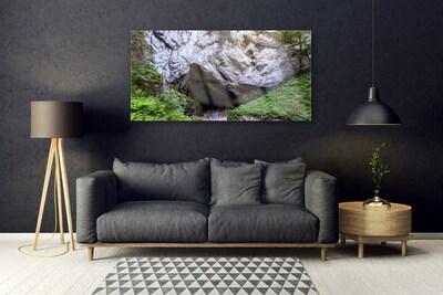 Obraz na akrylátovom skle Hora jaskyňa príroda