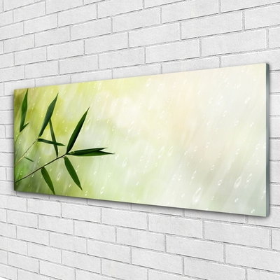 Obraz na akrylátovom skle Listy dážď