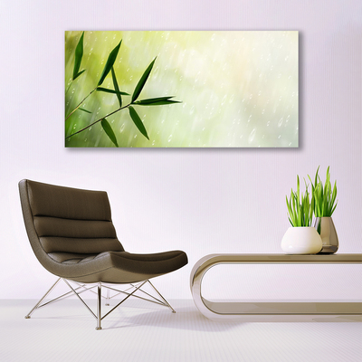 Obraz na akrylátovom skle Listy dážď