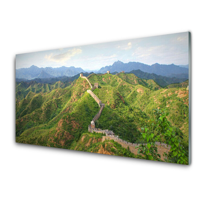 Obraz na akrylátovom skle Veľká múr hora krajina