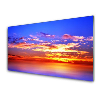 Obraz na akrylátovom skle Nebo mraky more krajina