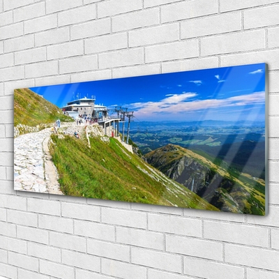 Obraz na akrylátovom skle Hory chodník príroda