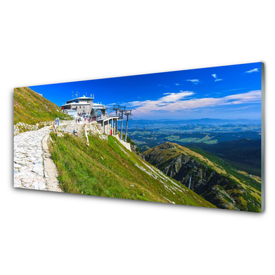Obraz na akrylátovom skle Hory chodník príroda