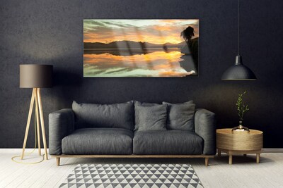 Obraz na akrylátovom skle Voda hory príroda