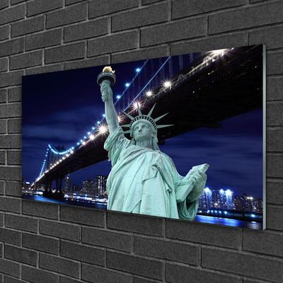 Obraz na akrylátovom skle Most socha slobody