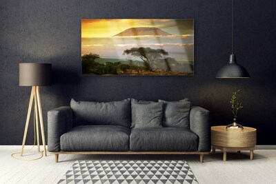 Obraz na akrylátovom skle Strom hory príroda