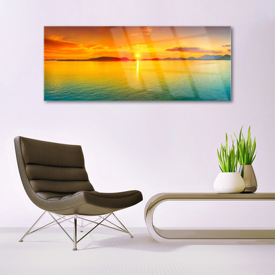 Obraz na akrylátovom skle More slnko krajina