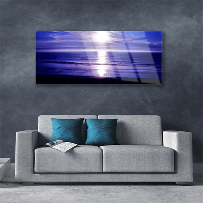 Obraz na akrylátovom skle More slnko krajina