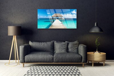 Obraz na akrylátovom skle More most architektúra