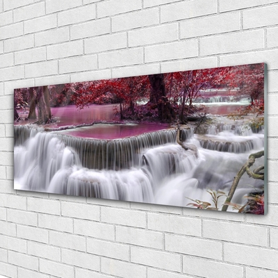 Obraz na akrylátovom skle Vodopád góry príroda