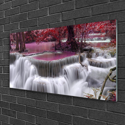Obraz na akrylátovom skle Vodopád góry príroda