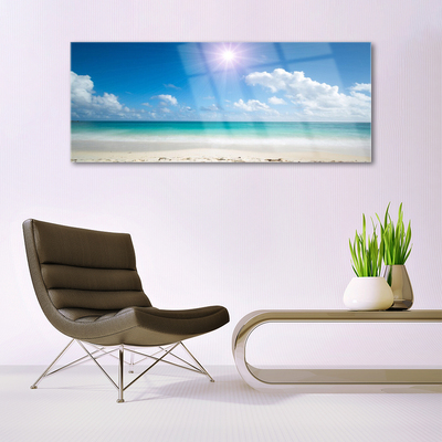 Obraz na akrylátovom skle More pláž slnko krajina