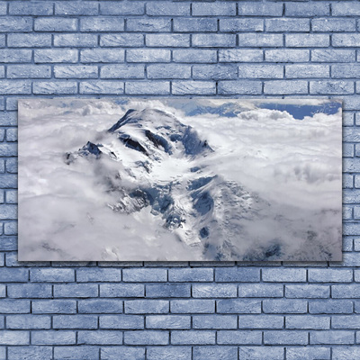 Obraz na akrylátovom skle Hora hmla krajina