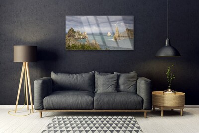 Obraz na akrylátovom skle More skaly krajina