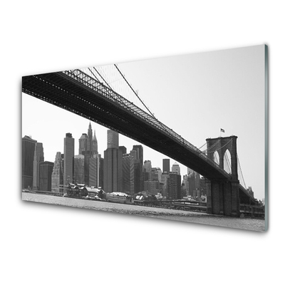 Obraz na akrylátovom skle Most mesto architektúra