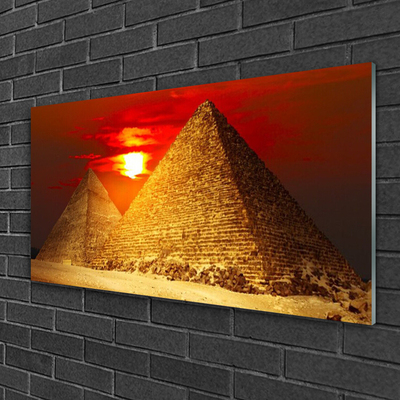 Obraz na akrylátovom skle Pyramídy architektúra