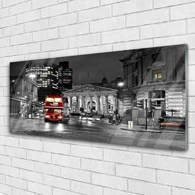 Obraz na akrylátovom skle Mesto domy
