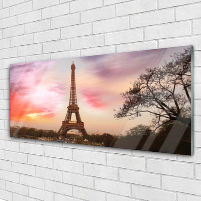 Obraz na akrylátovom skle Eiffelova veža architektúra
