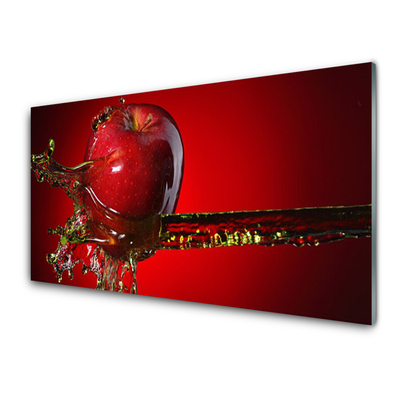 Obraz na akrylátovom skle Jablko voda kuchyňa