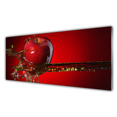 Obraz na akrylátovom skle Jablko voda kuchyňa