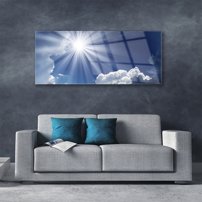 Obraz na akrylátovom skle Slnko krajina