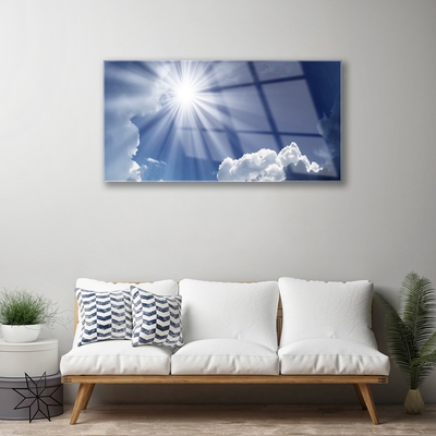 Obraz na akrylátovom skle Slnko krajina