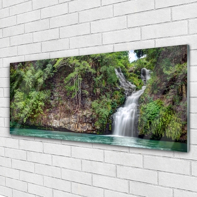 Obraz na akrylátovom skle Vodopád skala príroda