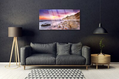 Obraz na akrylátovom skle More kamene krajina