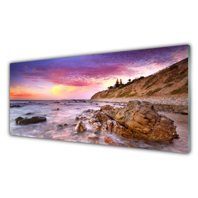 Obraz na akrylátovom skle More kamene krajina