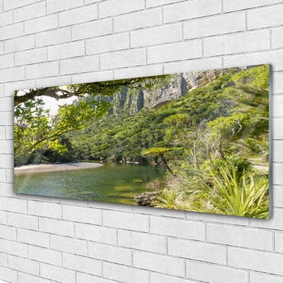 Obraz na akrylátovom skle Jazero príroda