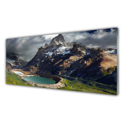 Obraz na akrylátovom skle Hora záliv krajina