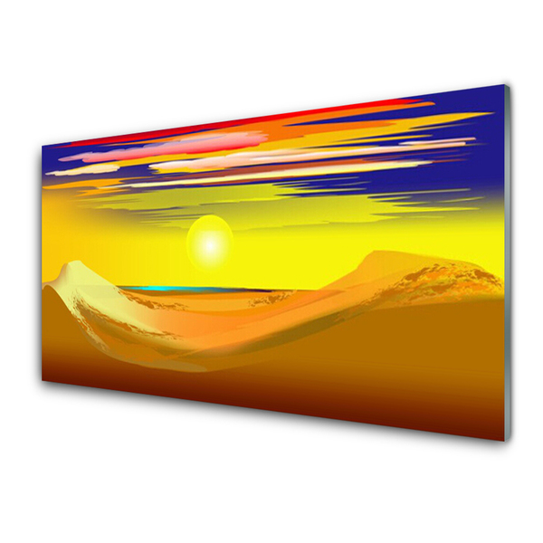 Obraz plexi Púšť sĺnk umenie