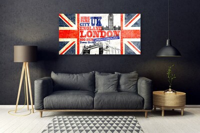 Obraz plexi Londýn vlajka umenie