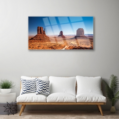 Obraz plexi Púšť hory príroda