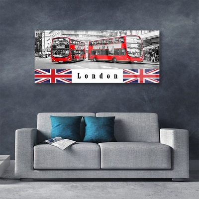 Obraz plexi Londýn autobus umenie