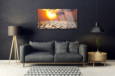 Obraz plexi Slnko púšť krajina