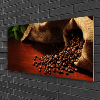 Obraz plexi Káva zrnká kuchyňa