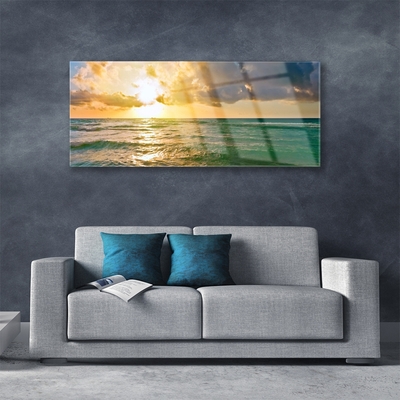Obraz plexi More západ slnka