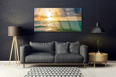 Obraz plexi More západ slnka