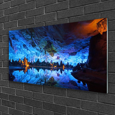 Obraz plexi Jaskyňa svetlo ľadovec