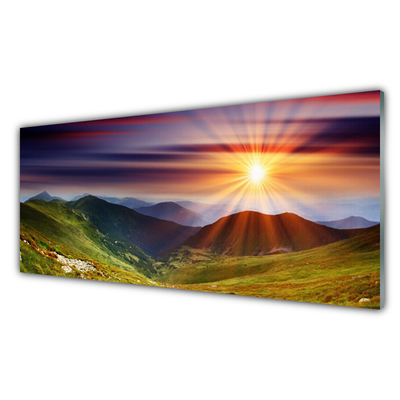 Obraz plexi Hory západ slnka príroda