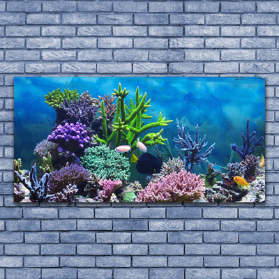 Obraz plexi Akvárium rybičky pod vodou