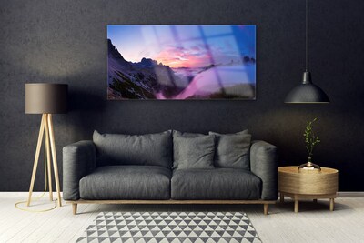 Obraz plexi Hmla hory východ slnka
