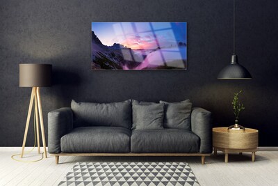 Obraz plexi Hmla hory východ slnka