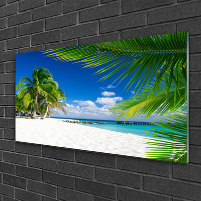 Obraz plexi Tropická pláž more výhľad