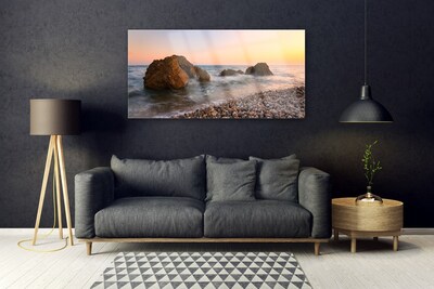 Obraz plexi Pobrežie more vlny skaly