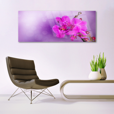 Obraz plexi Kvety plátky orchidea