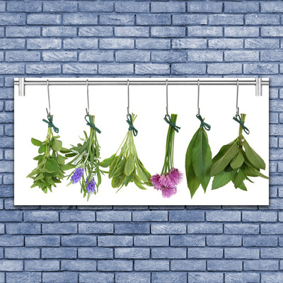 Obraz plexi Sušené byliny listy kvety