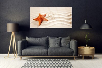 Obraz plexi Hviezdice na piesku pláž